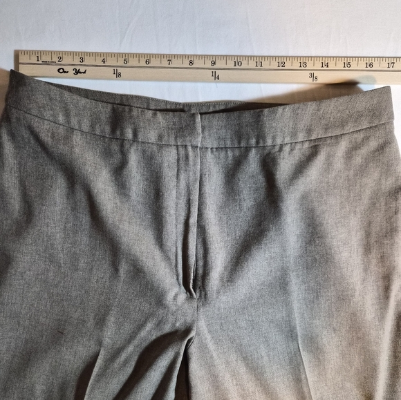 Talbots Petites Grey Wool Blend Stretch Dress Pants Slacks Size 16P - Picture 4 of 10